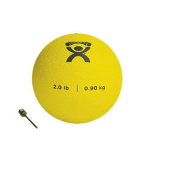Fabrication Enterprises Fabrication Enterprises 10-3171 Cando PT Soft Medicine Ball; 2 lbs Rebounder Ball; Yellow 464498